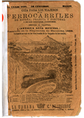 Gua para los viajeros de los ferrocarriles de Espaa, Francia y Portugal y de los servicios martimos. Marzo, 1898
